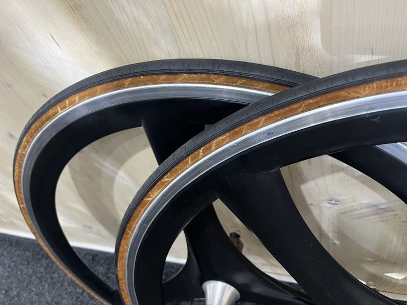 Retro/vintage par kol Spengle, plášťová, ořech Shimano