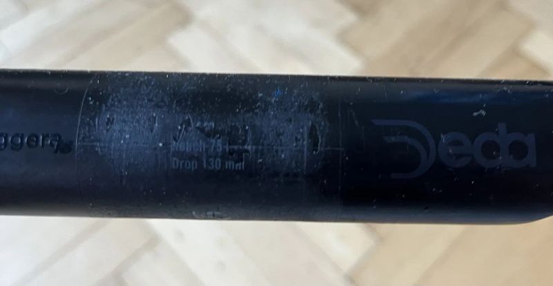 Karbonova riditka Deda Superleggera, 42 cm c-c 