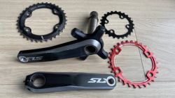 Kliky Shimano SLX FC-M7000 155mm + převodníky 34/24z a 30z