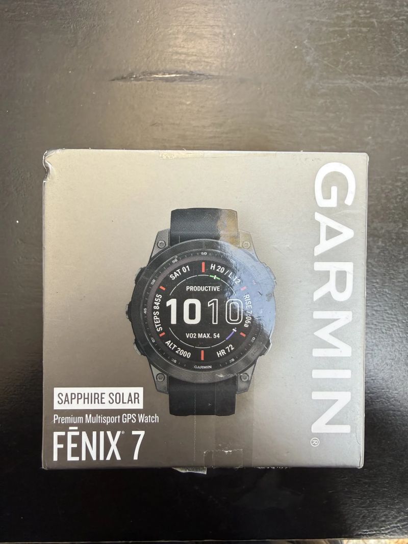 Garmin Fenix 7 Sapphire Solar Carbon Gray - záruka