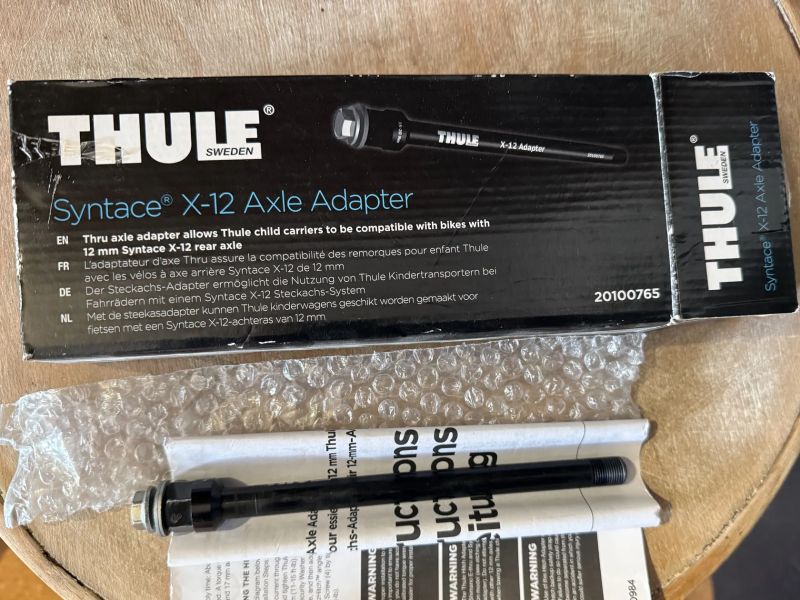 Syntace X-12 Axle Adapter - adaptér Thule Chariot na pevnou osu