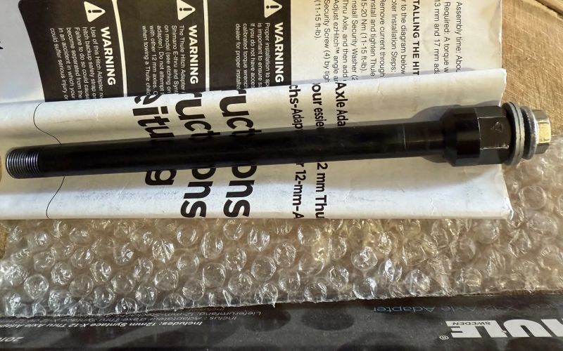 Syntace X-12 Axle Adapter - adaptér Thule Chariot na pevnou osu