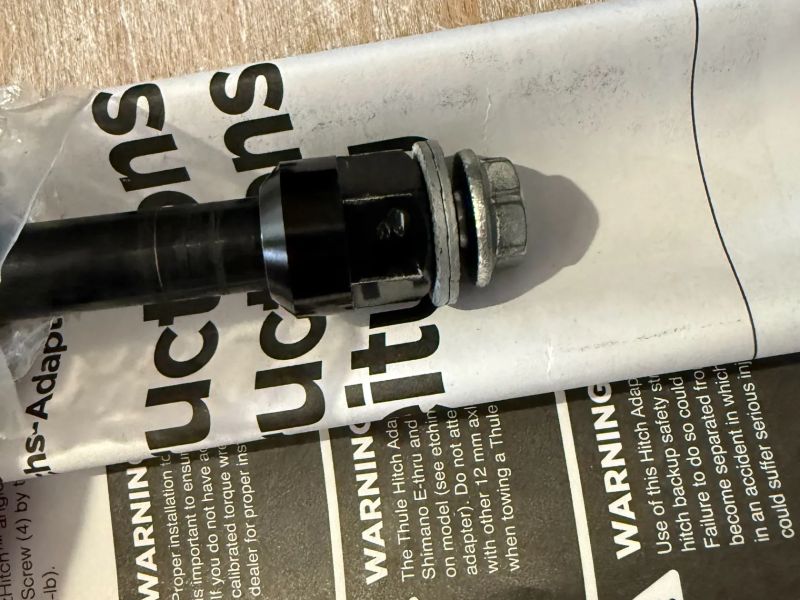 Syntace X-12 Axle Adapter - adaptér Thule Chariot na pevnou osu