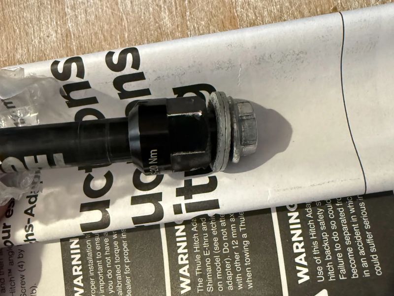Syntace X-12 Axle Adapter - adaptér Thule Chariot na pevnou osu