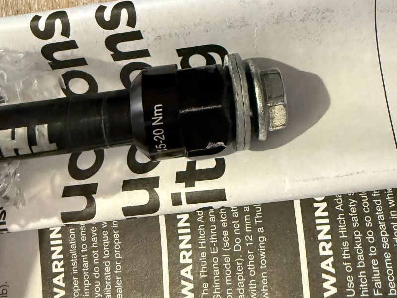 Syntace X-12 Axle Adapter - adaptér Thule Chariot na pevnou osu