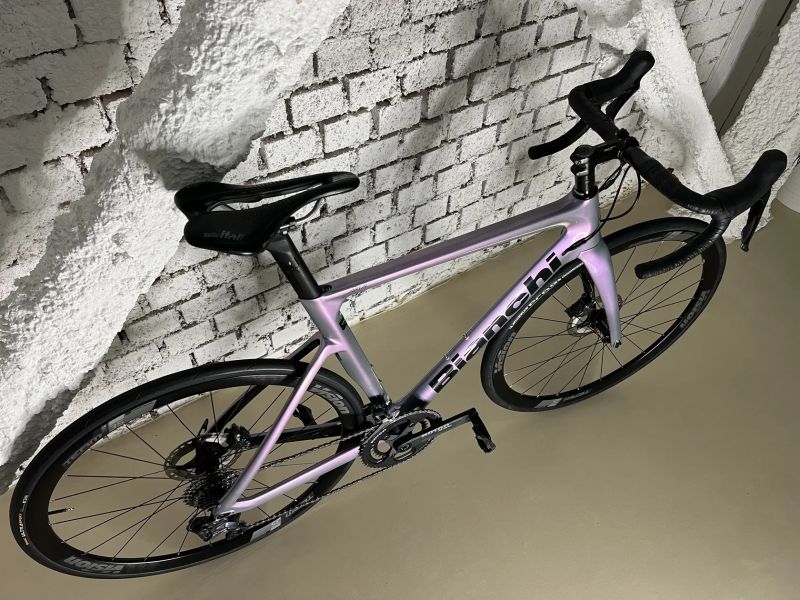 Bianchi Aria vel. 55 – aero silnička v barvě Summertime