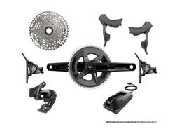 nová bezdrátová sada Sram Rival XPLR AXS 1x12 dis vč. klik, baterie, nabíječky