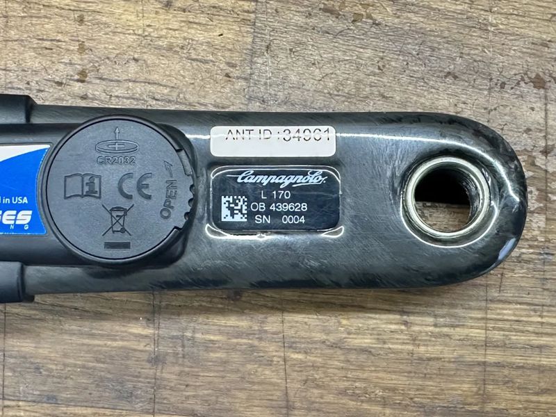 watmetr Stages | levá klika Campagnolo Record | 170 mm