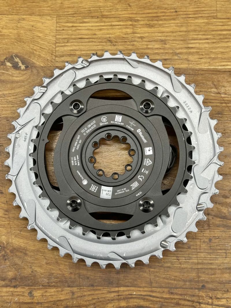 watmetr v převodníku Sram Quarq AXS | 48x35t | 8 bolt