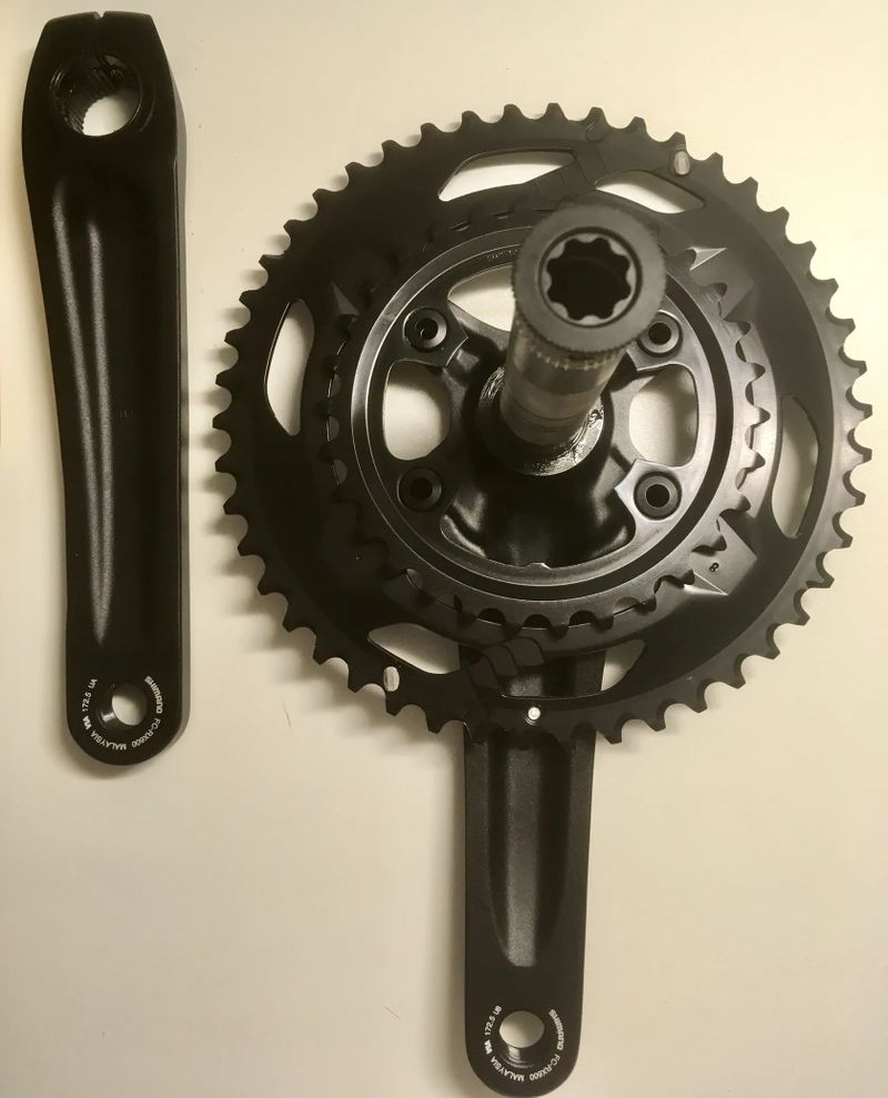 Kliky Shimano GRX FC-RX600 2x11, 172,5 mm