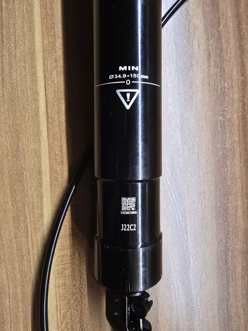 Sedlovka TranzX JD-YSP39 34,9 mm × 455 mm × 150 mm. 