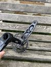 Kliky Sram GX Eagle dub + převodník Absolute Black - oválný