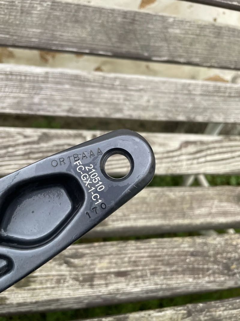 Kliky Sram GX Eagle dub + převodník Absolute Black - oválný