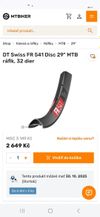 Nové DT Swiss FR 541 MicroSpline Ratchet Straightpull 29"