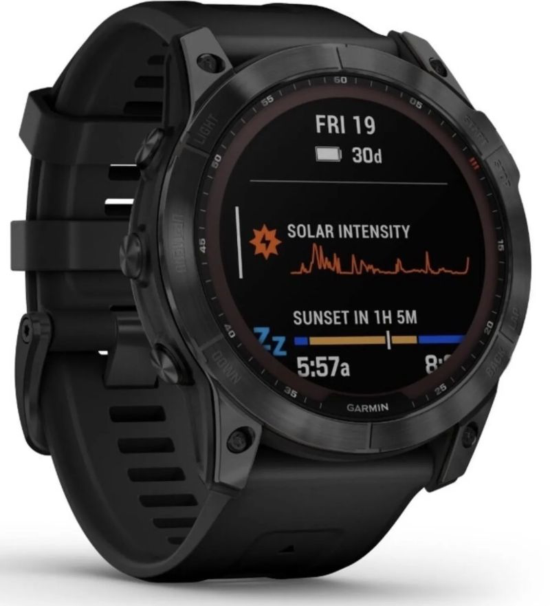 Garmin Fenix 7X Solar Saphire, Grey/Black, nepoškrábané