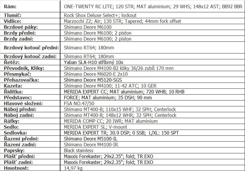 Merida One Twenty RC 300
