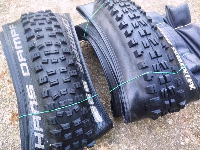 Schwalbe Hans Dampf+ Maxxis Minion DHF 