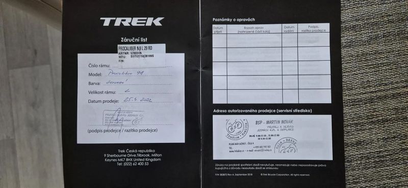 Trek Procaliber 9.8