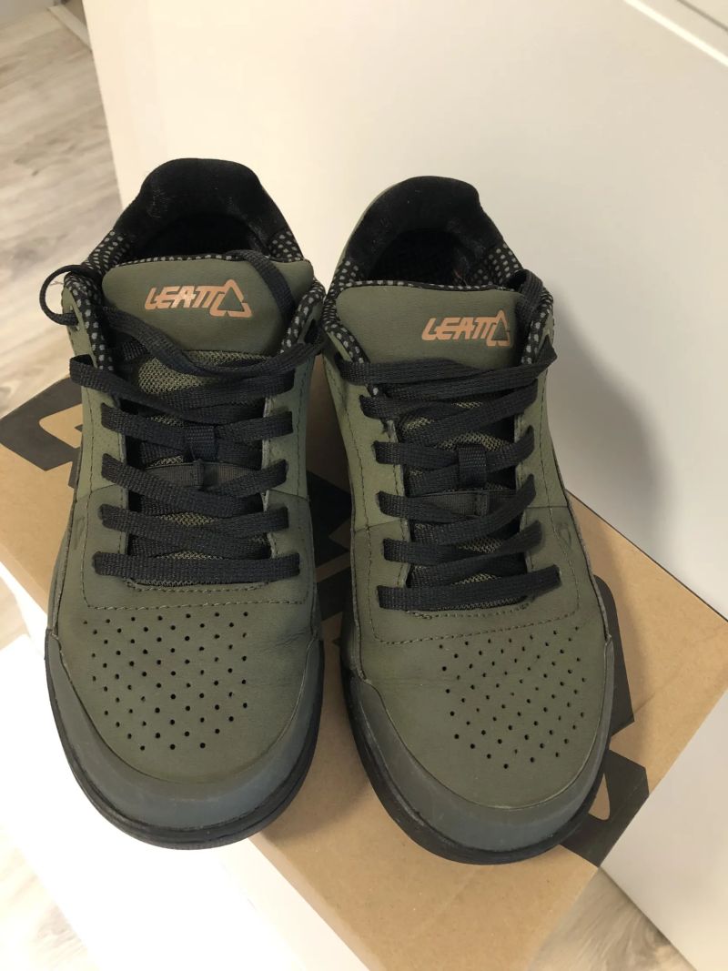 MTB BOTY LEATT 2.0 Flat shoe green