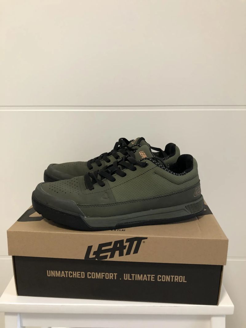 MTB BOTY LEATT 2.0 Flat shoe green
