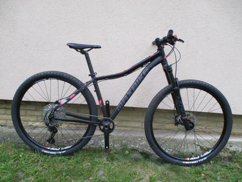 Nové dámské 29" kolo Maxbike 509D 17", vzduchová vidlice RST Aerial, Deore 1x11, pevná osa