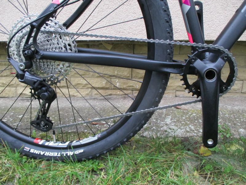 Nové dámské 29" kolo Maxbike 509D 17", vzduchová vidlice RST Aerial, Deore 1x11, pevná osa