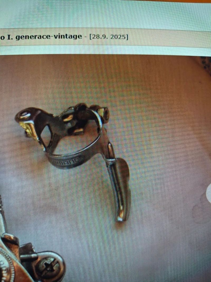 Shimano-fiting k řazeni(přesmykač a přehazovačka)-vintage