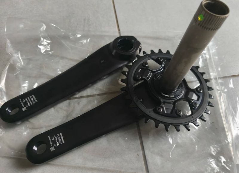 SHIMANO Deore XT FC-M8100 1x12 kliky 170 mm, převodník 30z, nové