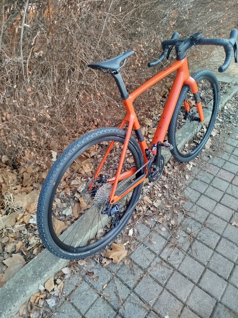 Scott Addict Gravel 40 orange karbon 