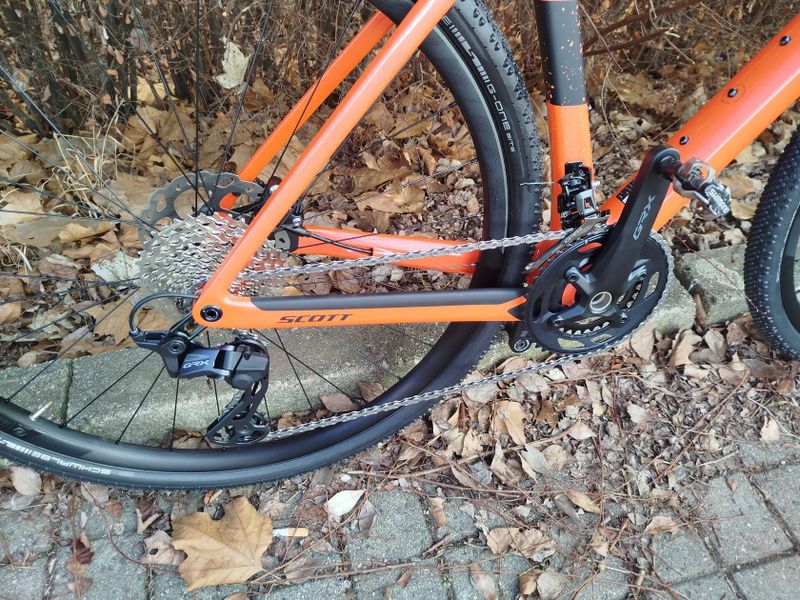Scott Addict Gravel 40 orange karbon 