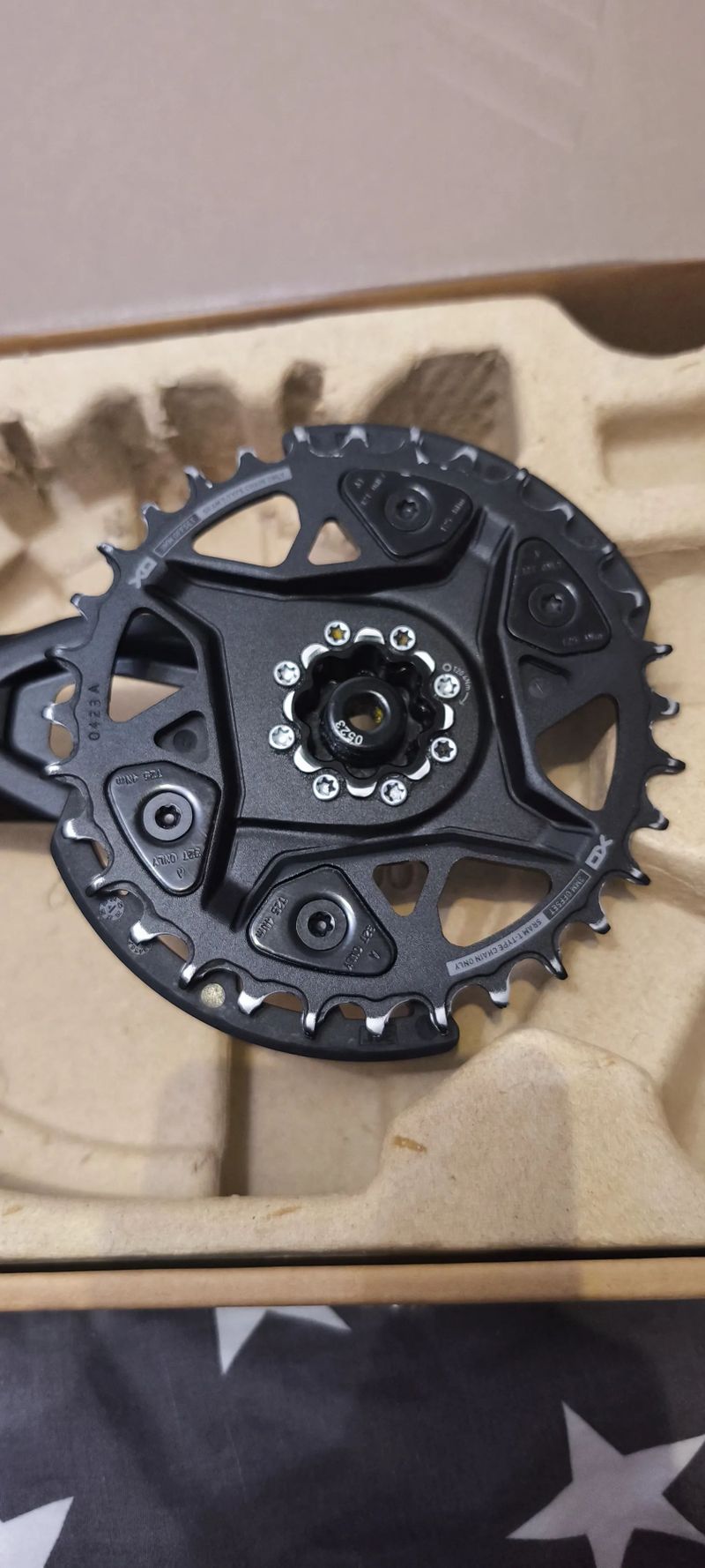 Kliky Sram X0 vcetne prevodniku + pedaly Crankbrothers Egg Beater 3 - RED