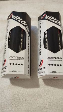 2x Vittoria Corsa Graphene 2.0 700x25