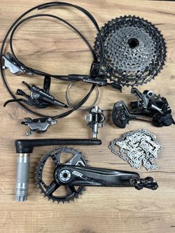 Kompletná sada Shimano XTR 9100 + brzdy 9120 4piest