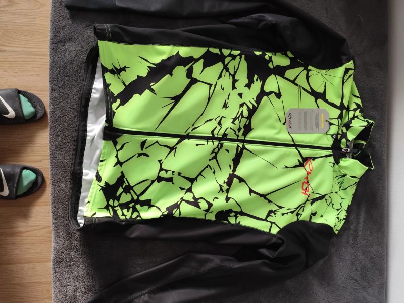 Bunda EKOI Marbre W22 zelená fluo velikost xl