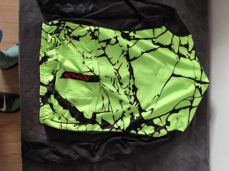 Bunda EKOI Marbre W22 zelená fluo velikost xl