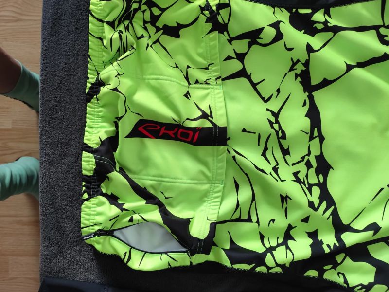 Bunda EKOI Marbre W22 zelená fluo velikost xl