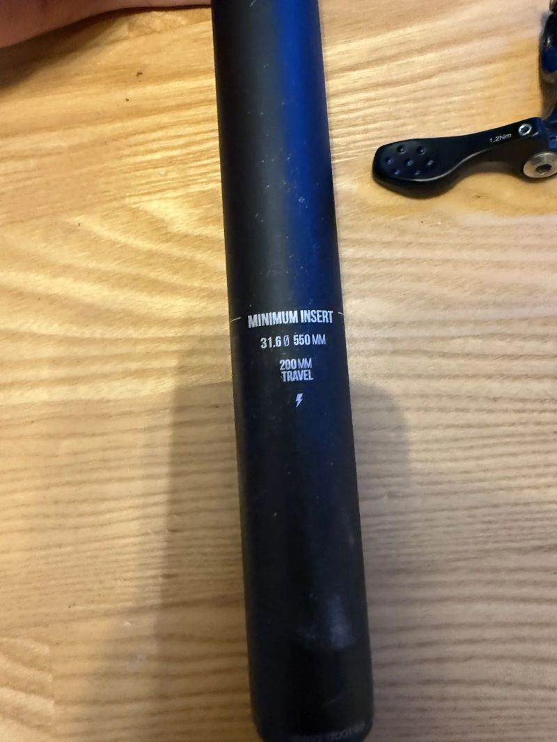 YT teleskopická sedlovka 200mm 31,6mm