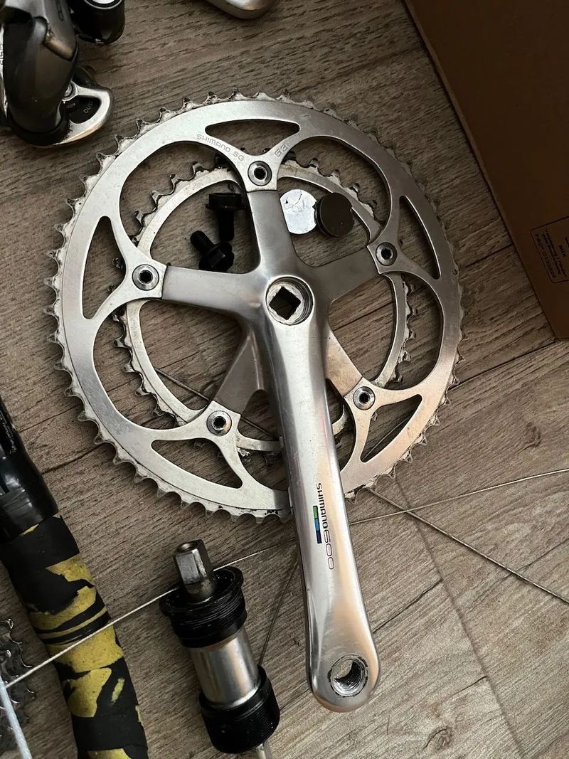 Sada Shimano 600, 2x8s, pěkný stav