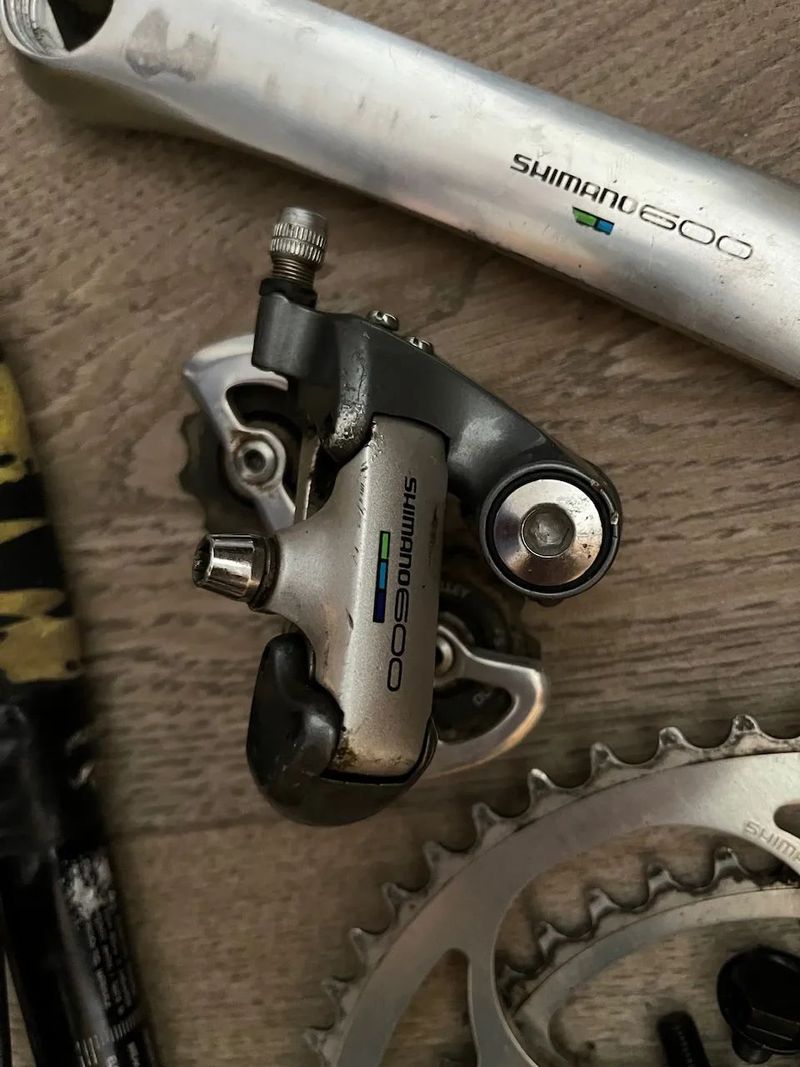 Sada Shimano 600, 2x8s, pěkný stav