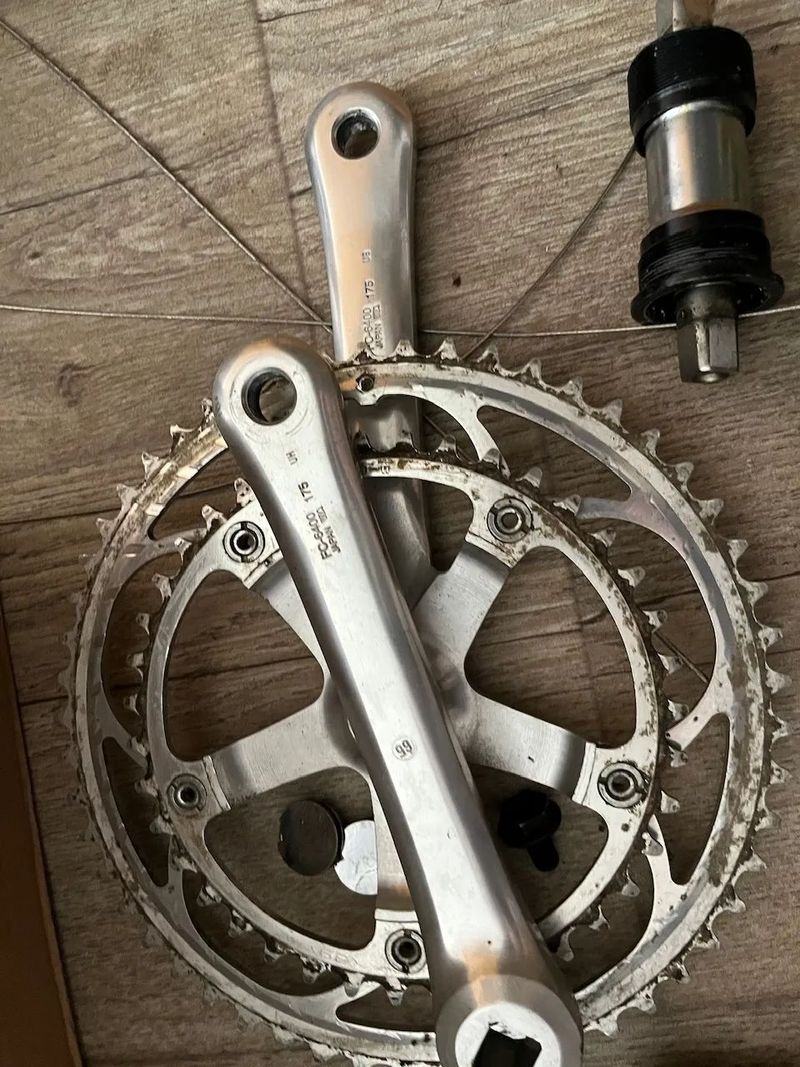 Sada Shimano 600, 2x8s, pěkný stav