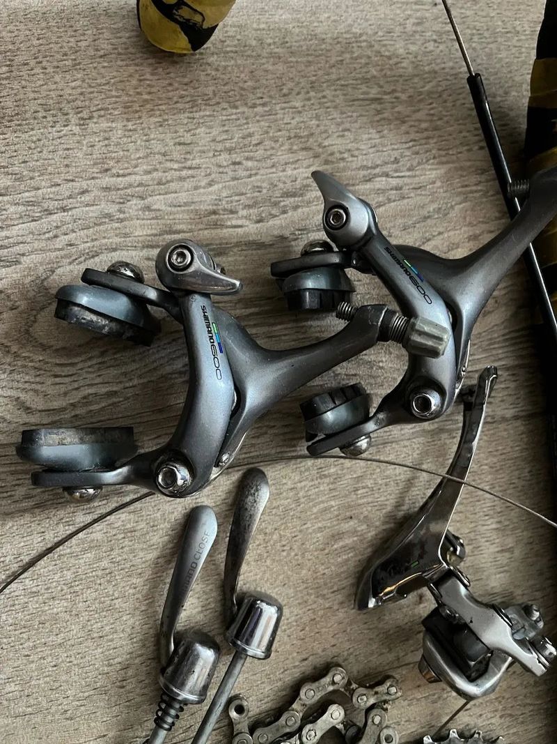 Sada Shimano 600, 2x8s, pěkný stav