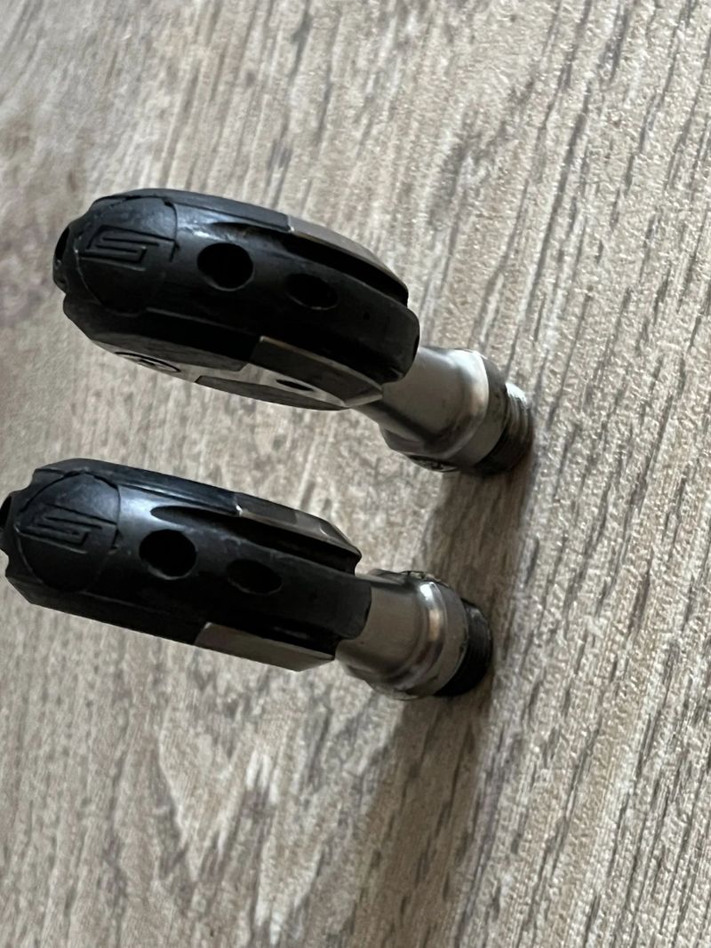 pedály Speedplay, 142g, titanové osy, skvélý stav