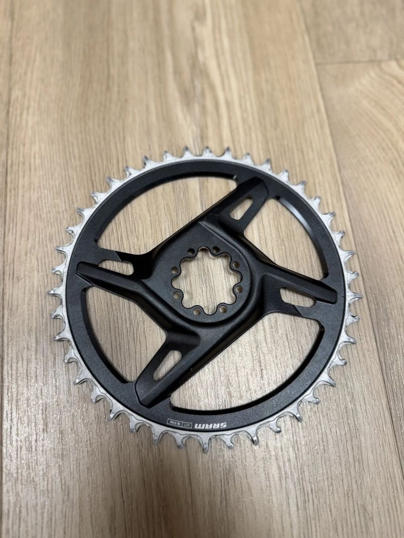 Gravel Převodníky Sram Force E1 42Z a Garbaruk 44z - 8 bolt sram AXS ROAD/CX AERO Round