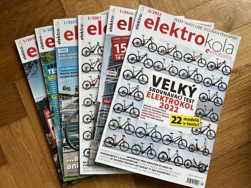 Časopis Elektrokola (2019 - 2022) - 6 ks