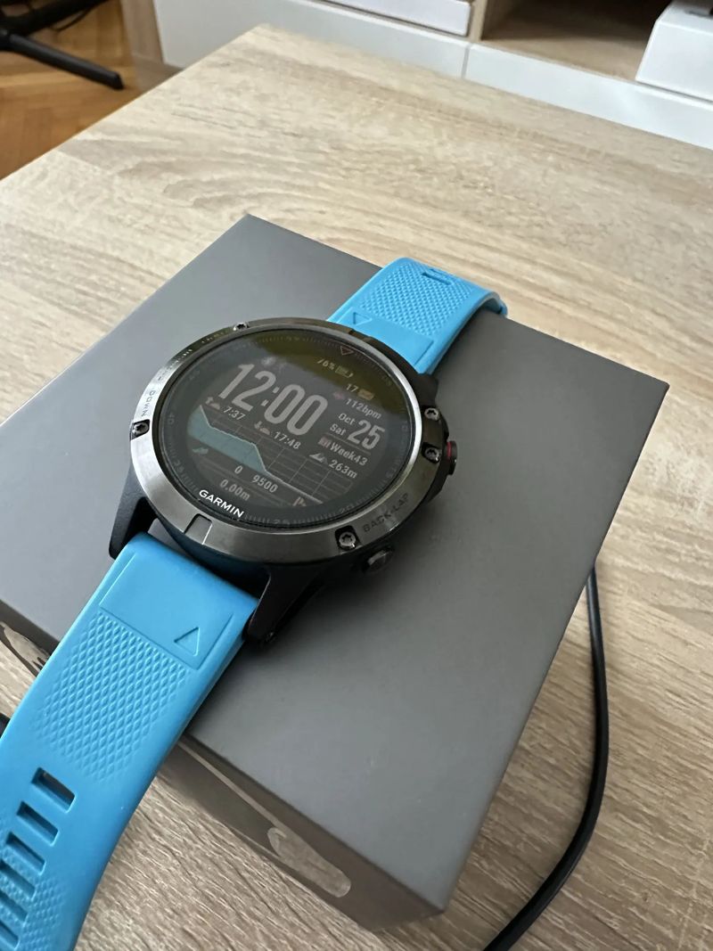 Garmin Fenix 5, top stav
