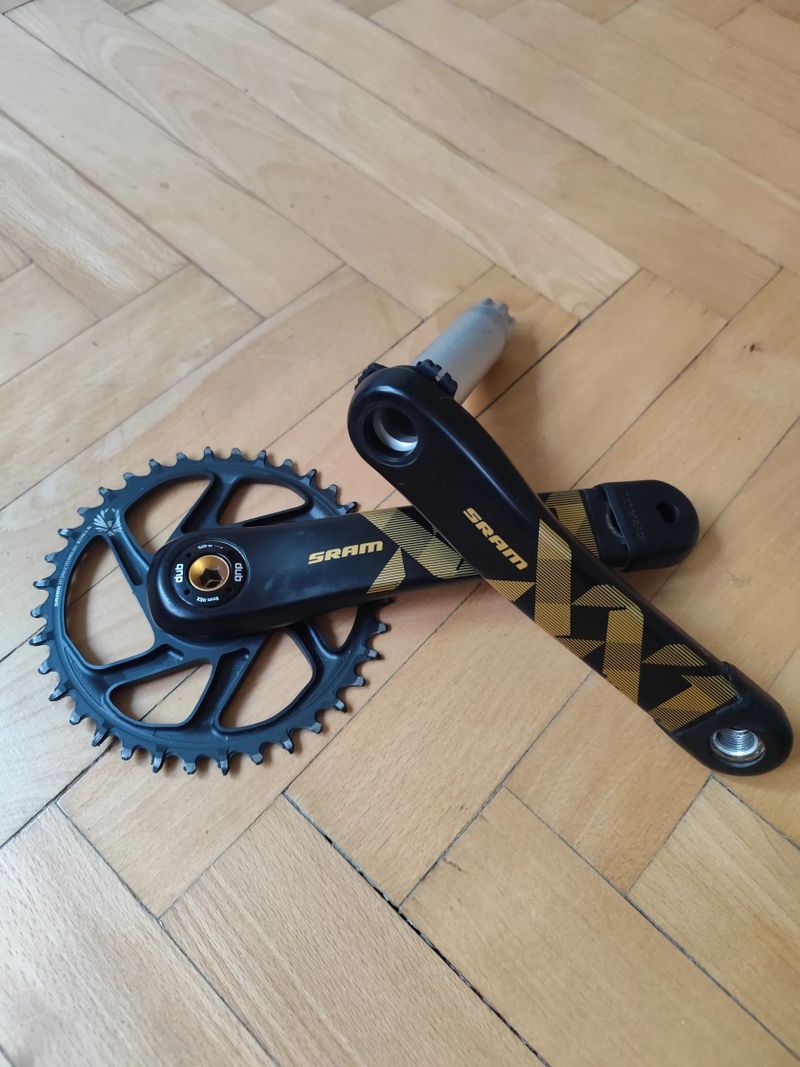 Kliky SRAM Eagle XX1 175 mm, DUB + převodník 36z