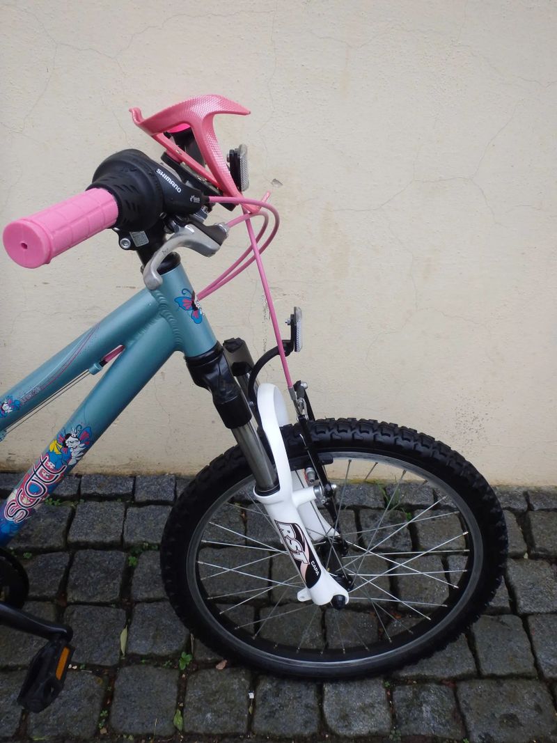 dětské horské MTB kolo Scott Contessa 20 pro výšku 115-135cm; po servisu + dárek