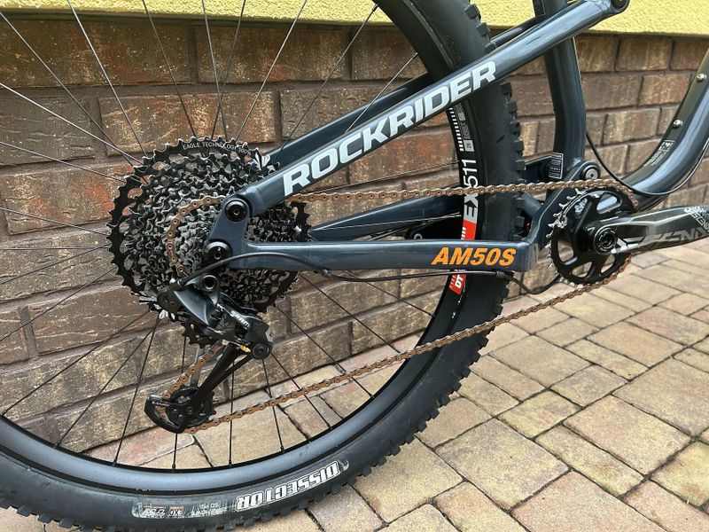 Celoodpružené 29” kolo Rockrider vel. L