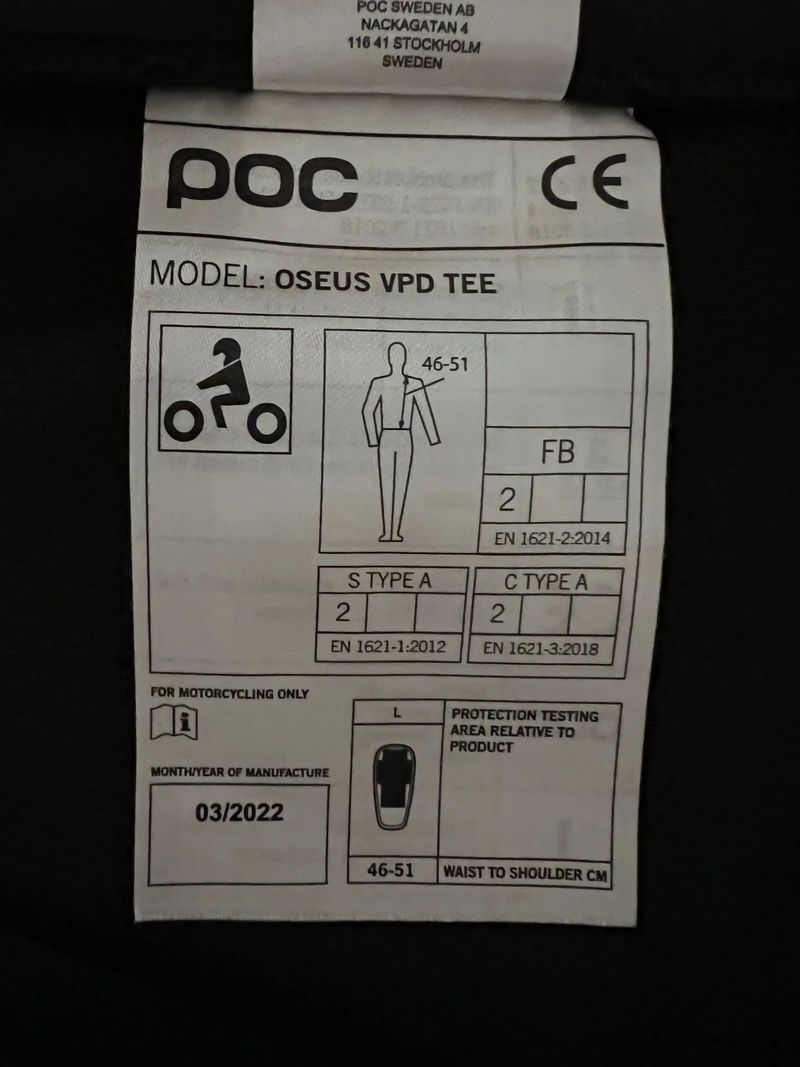 POC chráničové triko