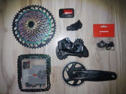 Sram XX1 AXS rainbow - sada